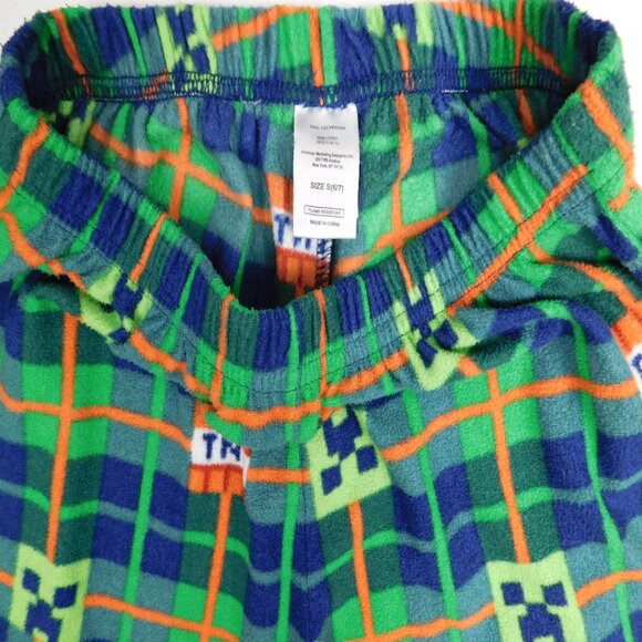 Minecraft Creeper Pajama Set – Boys Size S (6/7) – Long Sleeve & Pants - Picture 6 of 9
